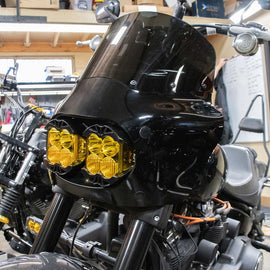 A10 Moto 18+ M8 Fat Bob Dual LP4 Lighting Bracket Combo Kit