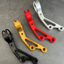 Carbon Visionary Shark Tail Reservoir Brackets Ohlins & Legend