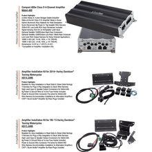 Load image into Gallery viewer, Installer-Friendly ATOM MINI Amplifier Bracket &amp; Wiring Kit Harley Davidson® 1998-2013 Touring Models - HD13.AWK
