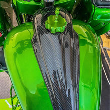 Load image into Gallery viewer, Carbon Visionary Carbon Fiber Evoluzione 3D Dash Cover with Center Gas Hole