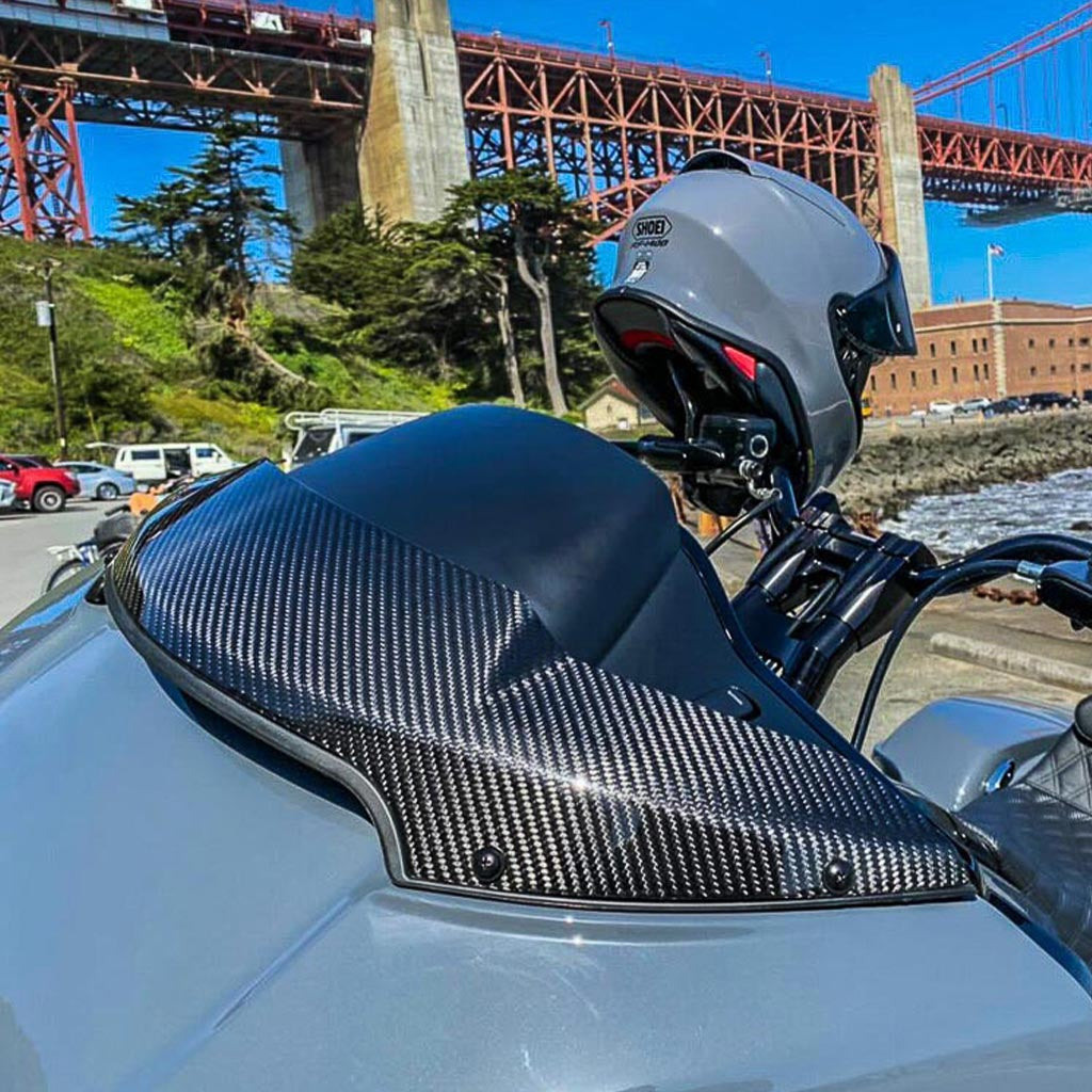 Carbon Visionary Carbon Fiber Numero Uno Road Glide Windshield