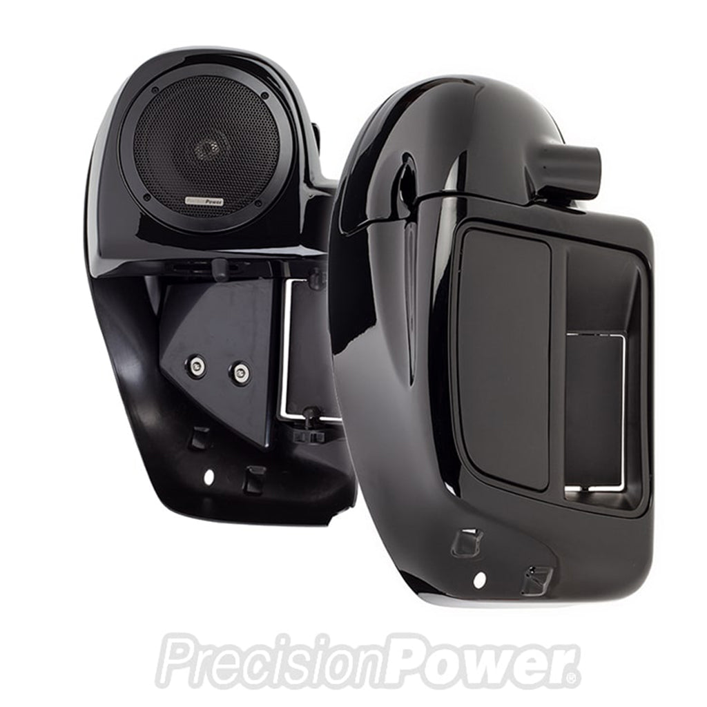 Lower Vented Fairings w/ 6.5” Speakers for 2014+ Harley-Davidson Touring Motorcycles Gloss Pair - HD14.LVF