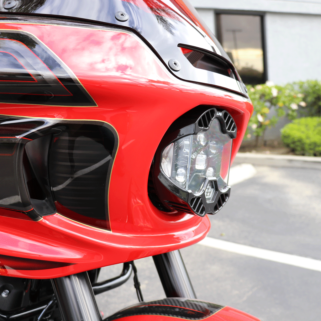 A10 Moto Low Rider ST "Cut In" Recessed DOT LP6 Mount Combo Kit