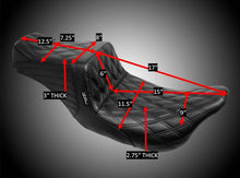 Load image into Gallery viewer, Le Pera TailWhip Seat Standard for Harley Davidson Touring Models 2008-2023