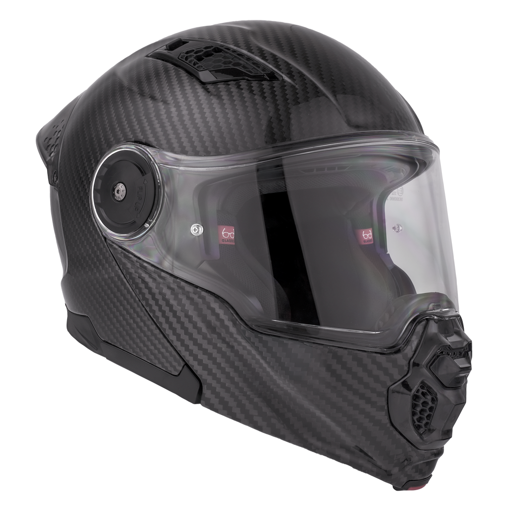 D.O.T. & ECE Daytona C6 PRO- Grey Carbon Fiber