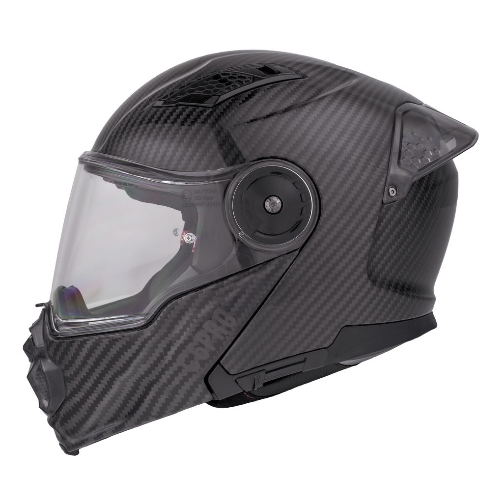 D.O.T. & ECE Daytona C6 PRO- Grey Carbon Fiber