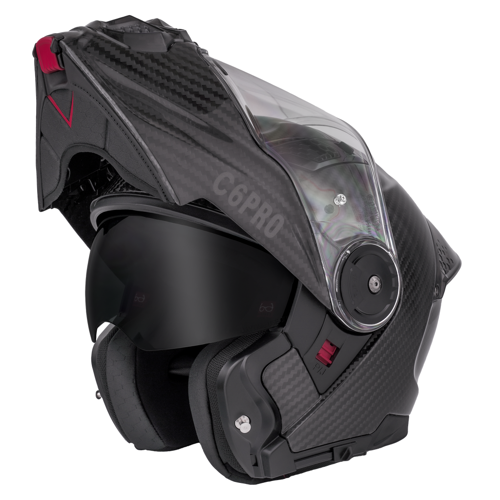 D.O.T. & ECE Daytona C6 PRO- Grey Carbon Fiber