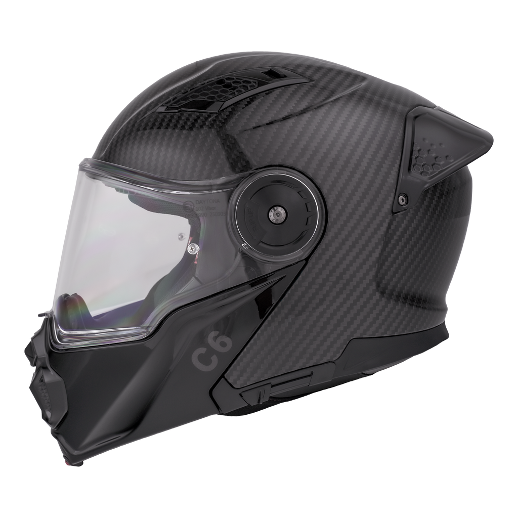 D.O.T. & ECE Daytona C6- Grey Carbon Fiber