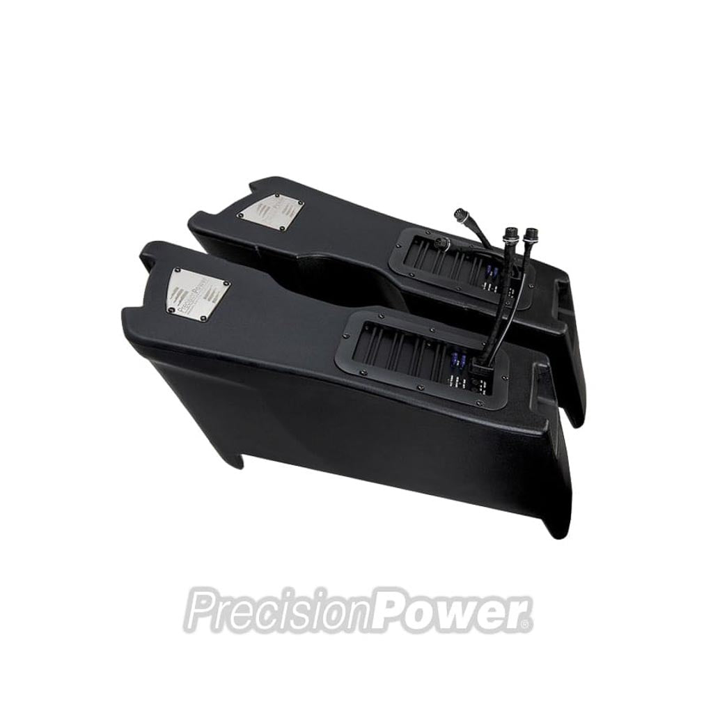Installer-Friendly Saddlebag Powered Subwoofer Fits ’98-’13 Harley Davidson® Touring Models - HD13.SBW