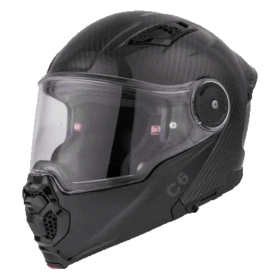 D.O.T. & ECE Daytona C6 PRO- Grey Carbon Fiber