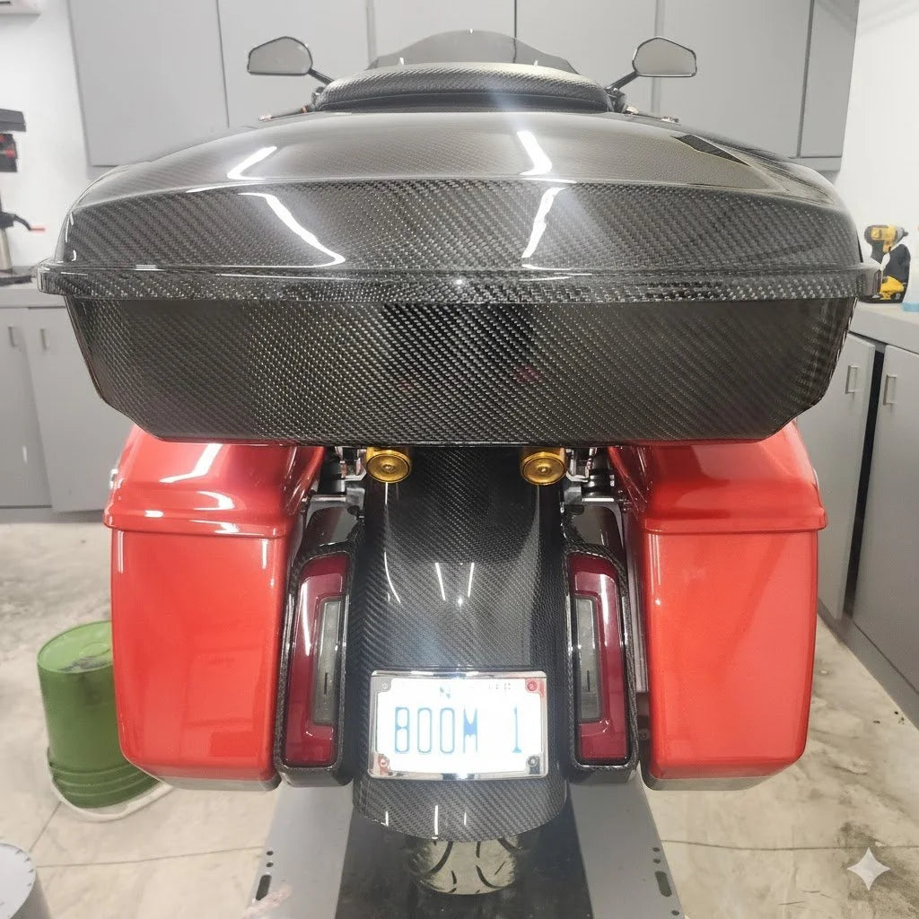 Carbon Visionary Carbon Fiber Chopped Tour Pack
