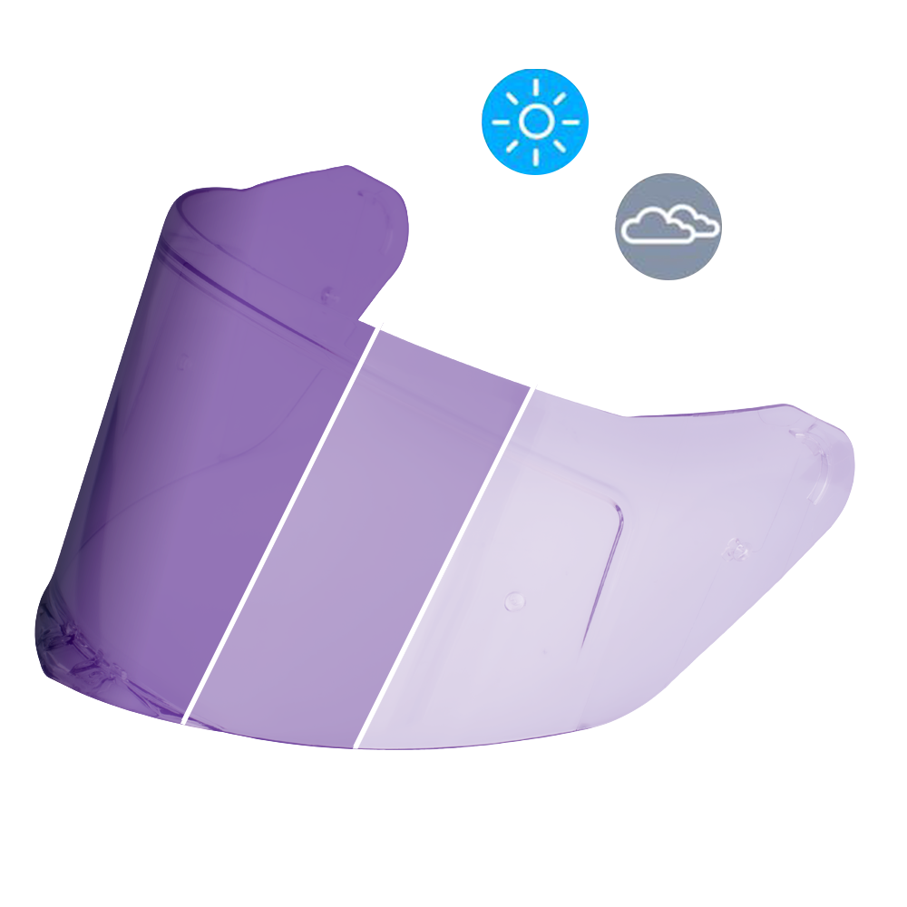 Viper Shield Outer- Photochromic Purple