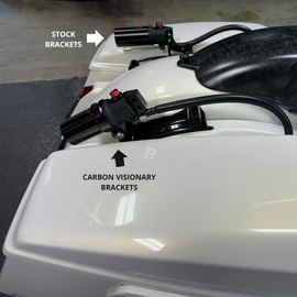 Carbon Visionary 24+ CVO ST Shark Tail Reservoir Brackets