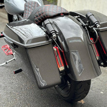 Load image into Gallery viewer, Carbon Visionary Next Generation Carbon Fiber Saddle Bags + Lids