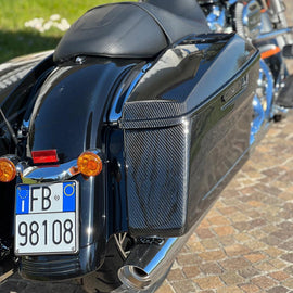 Carbon Visionary Next Generation Carbon Fiber Saddle Bags + Lids