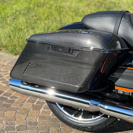 Carbon Visionary Next Generation Carbon Fiber Saddle Bags + Lids