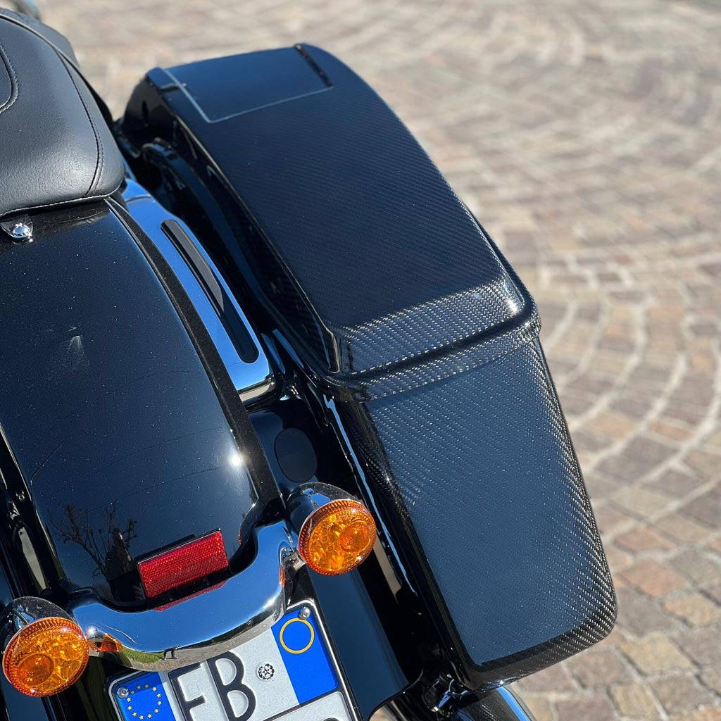 Carbon Visionary Next Generation Carbon Fiber Saddle Bags + Lids