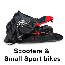 Medium Enclosed Motorcycle Cover fits Scooters & Small Bikes - U104M1B