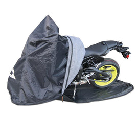 Large Totally Enclosed Motorcycle Cover sport bikes, small cruisers - U105M1C