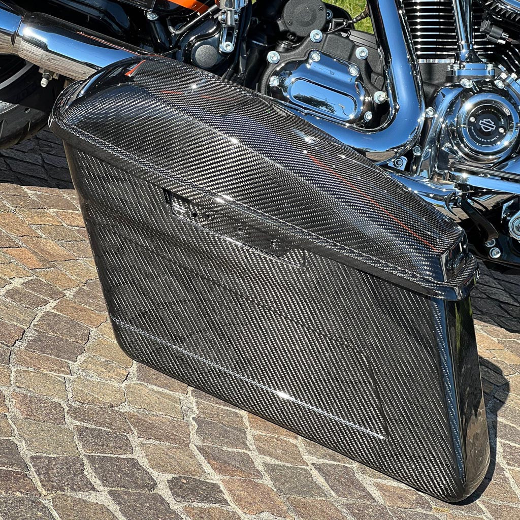 Carbon Visionary Next Generation Carbon Fiber Saddle Bags + Lids