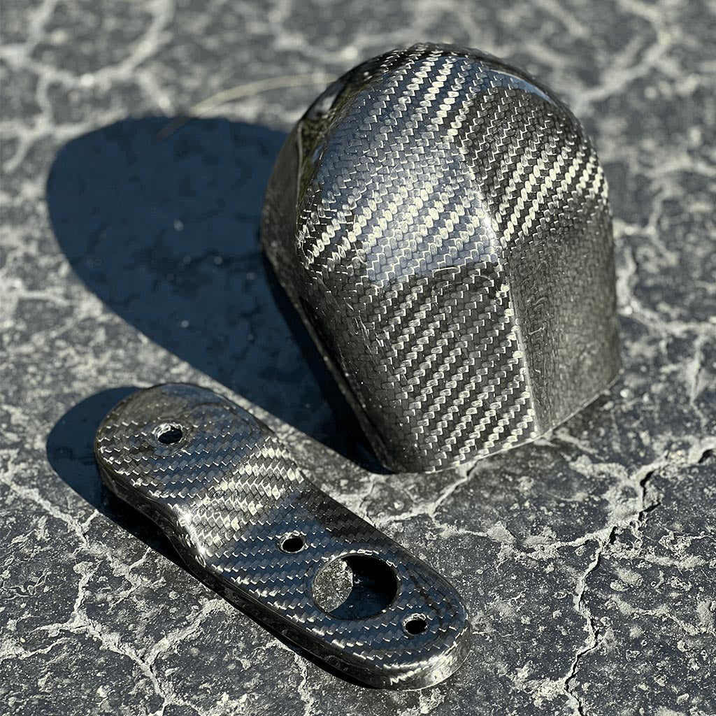 Carbon Visionary Carbon Fiber Horn Cover + Bracket